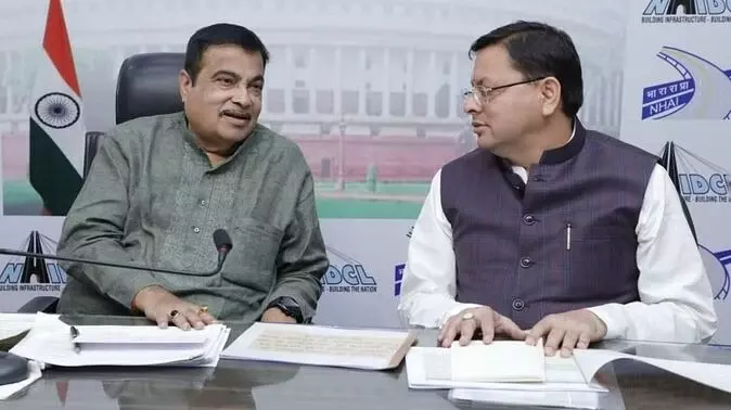 सीएम धामी का दिल्ली दौरा: सीएम धामी ने केंद्रीय मंत्री गडकरी से की मुलाकात, राज्य में सड़क कनेक्टिविटी पर चर्चा की