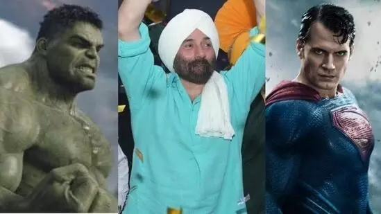 सनी देओल ने गदर 2 के किरदार तारा सिंह को our Hulk, Superman  कहा…