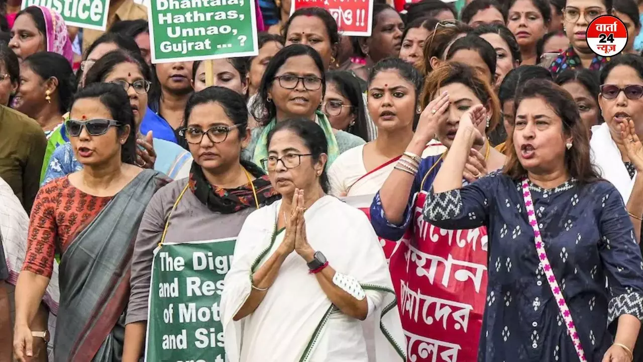 बीजेपी के बंगाल बंद के विरोध में आज टीएमसी का धरना प्रदर्शन जारी