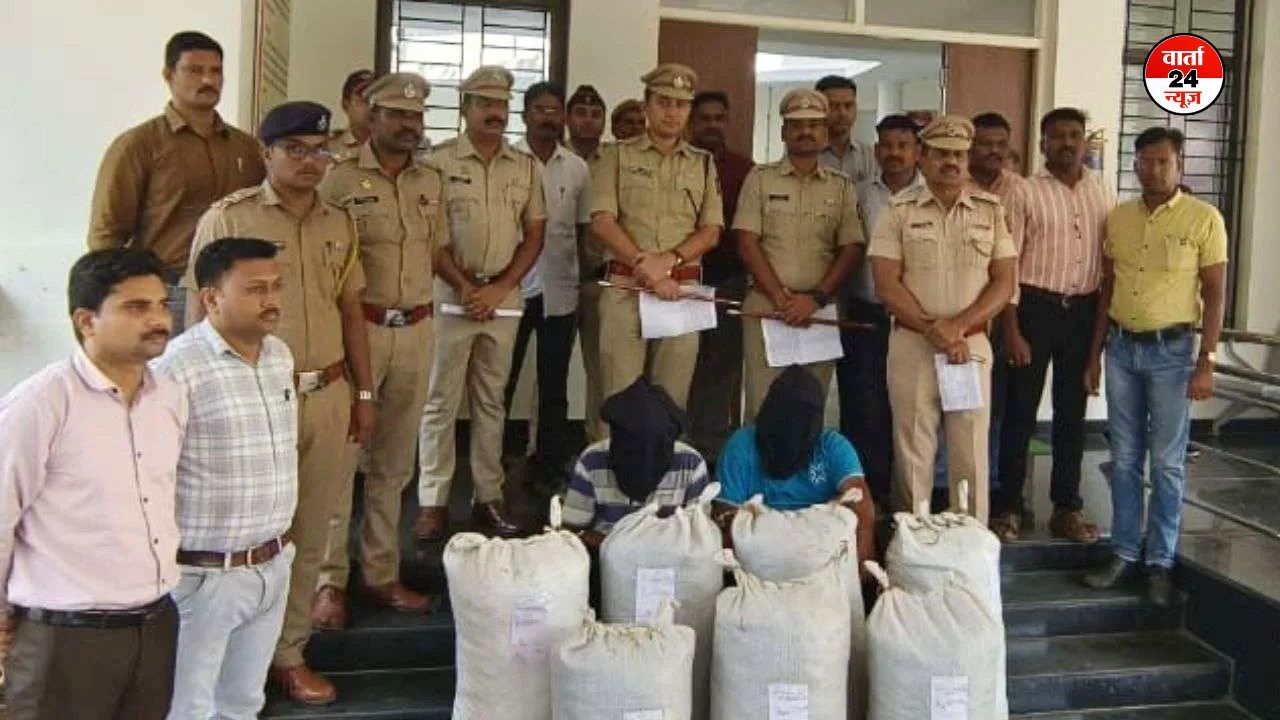 भंडारा पुलिस ने गांजा तस्करों को दबोचने में पाई बड़ी सफलता, 25 लाख से अधिक कीमत की गांजा जब्त, दो धरे, 4 पर FIR