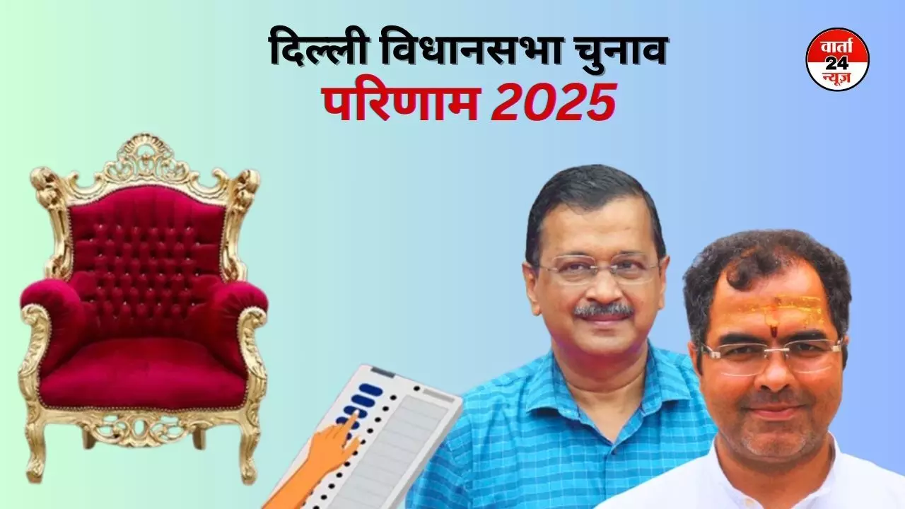 नई दिल्ली सीट पर अरविंद केजरीवाल और प्रवेश वर्मा में जबरदस्त जंग! 225 वोट से केजरीवाल फिर पीछे