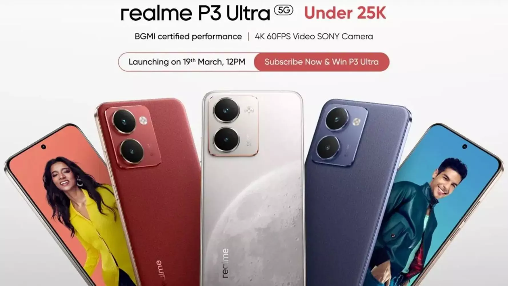 Realme P3 Ultra 5G भारत में 19 मार्च होगा लॉन्च: संभावित फीचर्स और कीमत